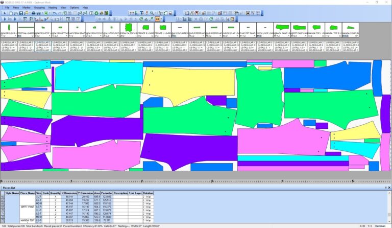 Pattern Manager Espec Image patternPRO - Pattern Nesting Software - Eastman Machine Company