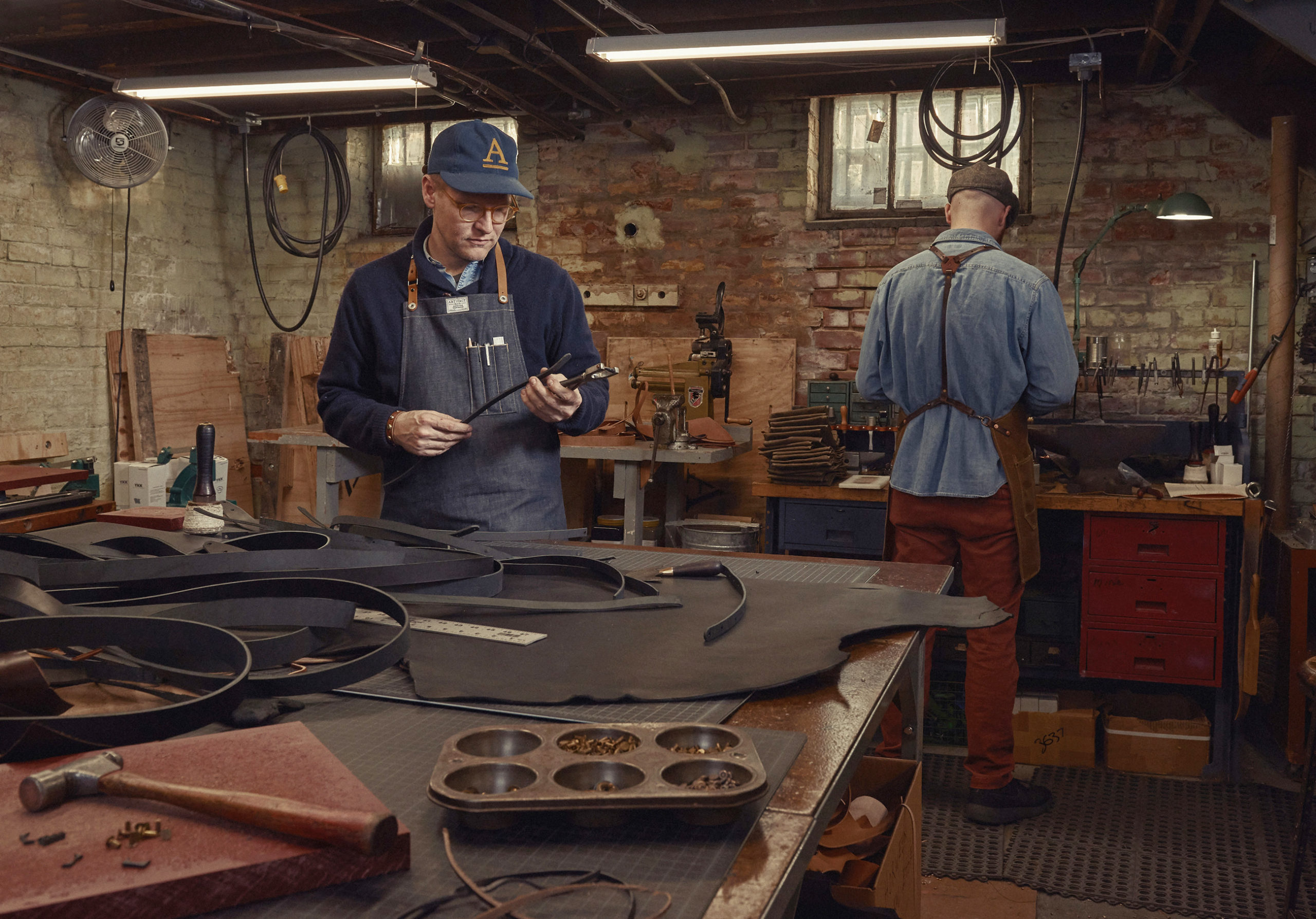 ARTIFACT in the shop using Eastman cutting machines