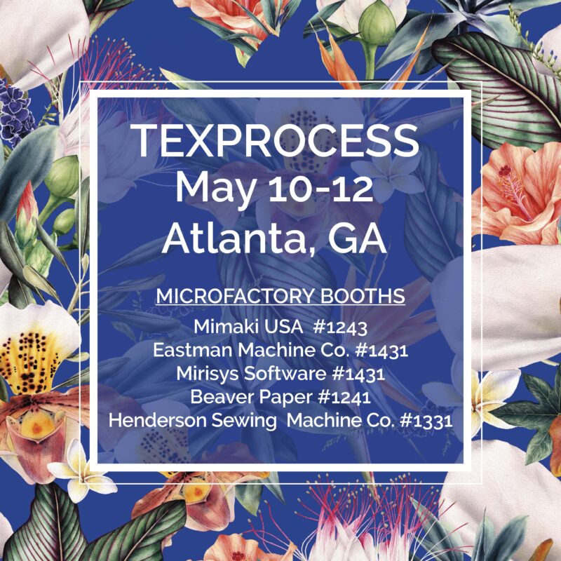 Collaborative Textile Microfactory at Texprocess Americas 2023 ...